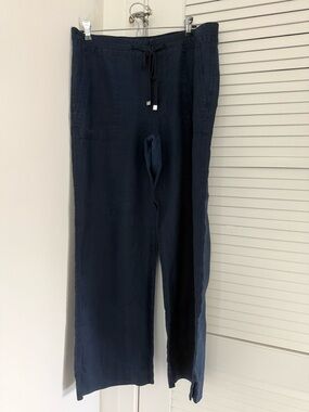 Ralph Lauren Navy Drawstring Jogger Pants